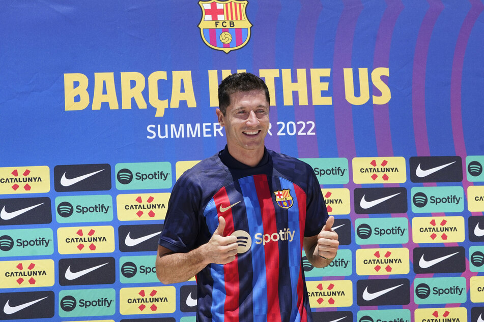 Robert Lewandowski (33) hat zum FC Barcelona gewechselt.