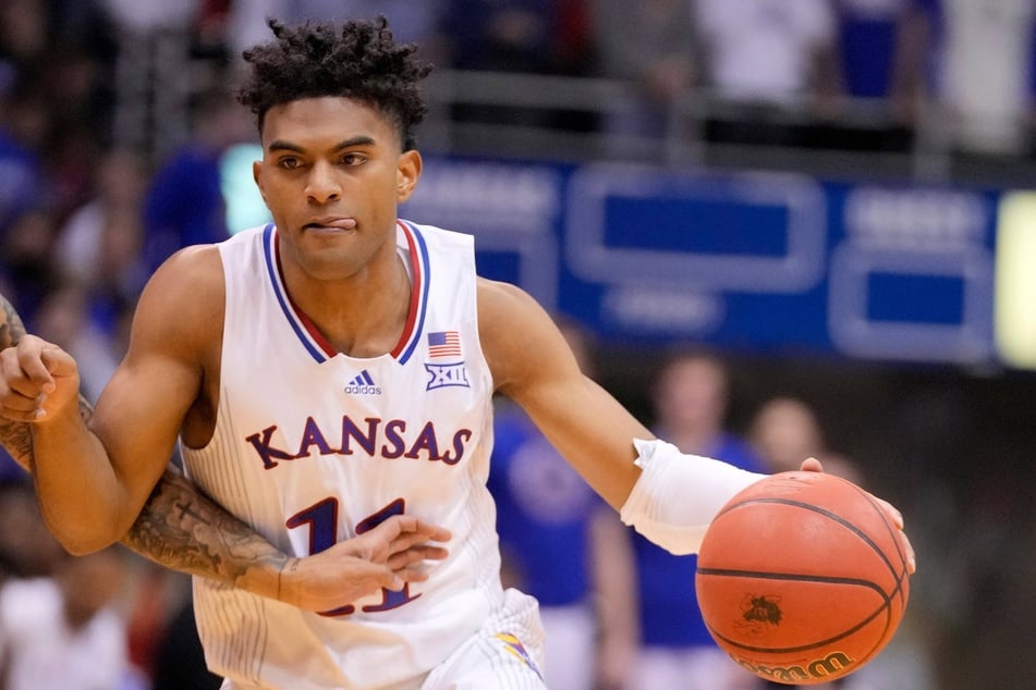 Jayhawks guard Remy Martin led Kansas with 23 points against Providence.