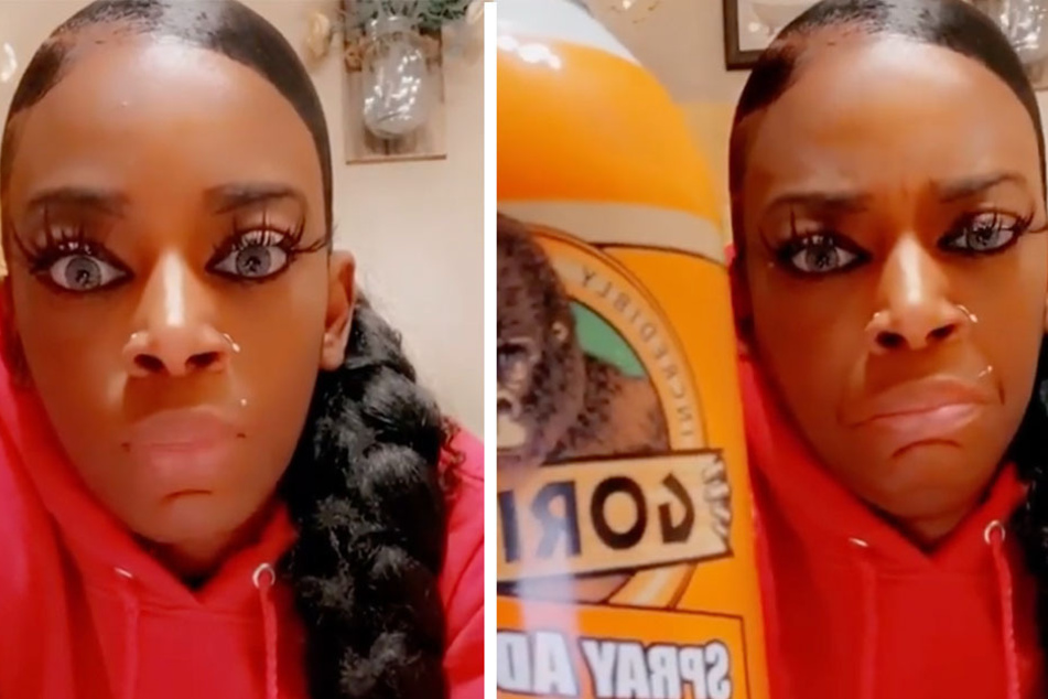 Tessica Brown attempted to use Gorilla Glue adhesive spray in place of hairspray and is paying for it in more ways than one.