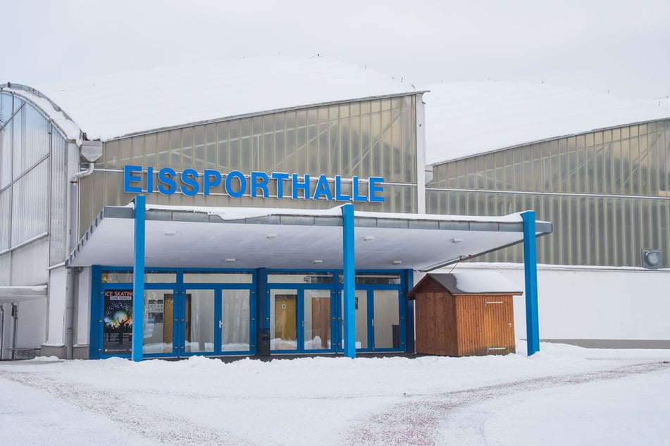 Das Eissportzentrum Chemnitz befindet sich direkt in der Stadt.