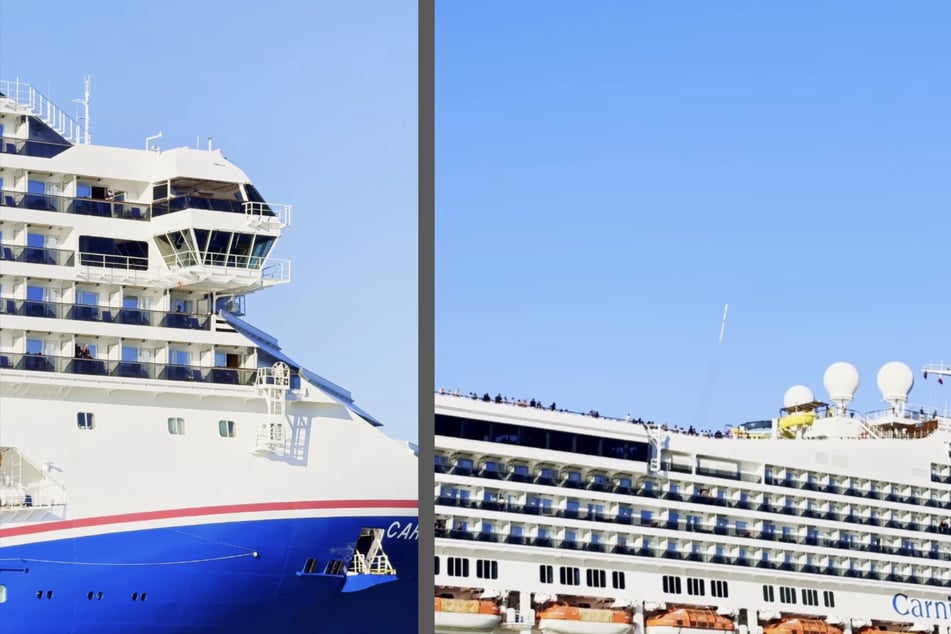 Ein Kreuzfahrtschiff "störte" den Start und verdeckte die Sicht auf den Start der Mars-Mission.