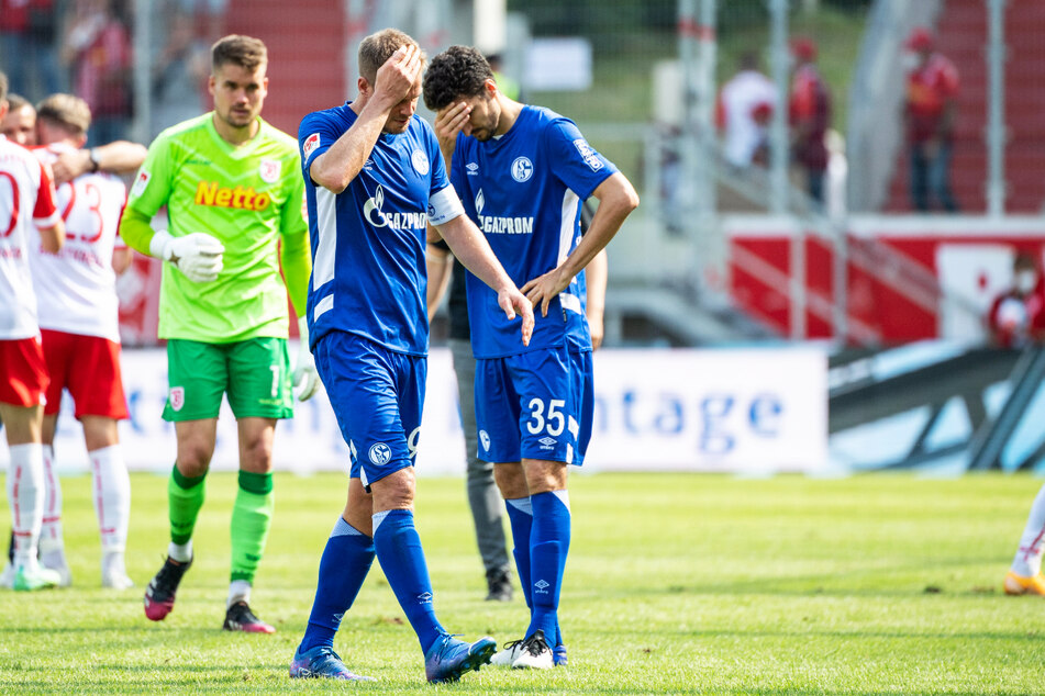 Die Schalker Spieler waren nach der klaren Pleite entsetzt.