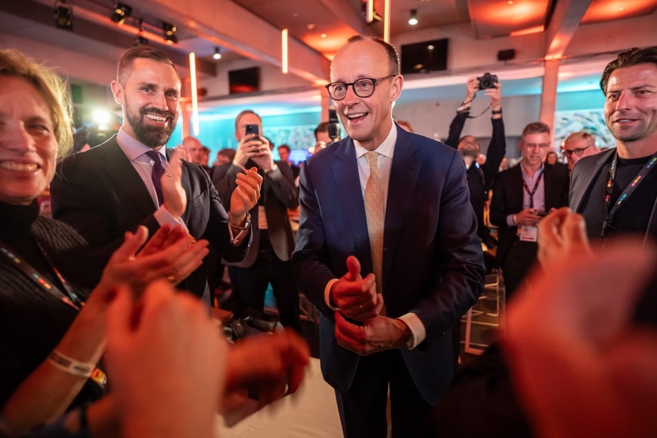 Friedrich Merz (69) geht laut einer Forsa-Blitzumfrage als Sieger aus dem Wahl-"Quadrell" heraus.