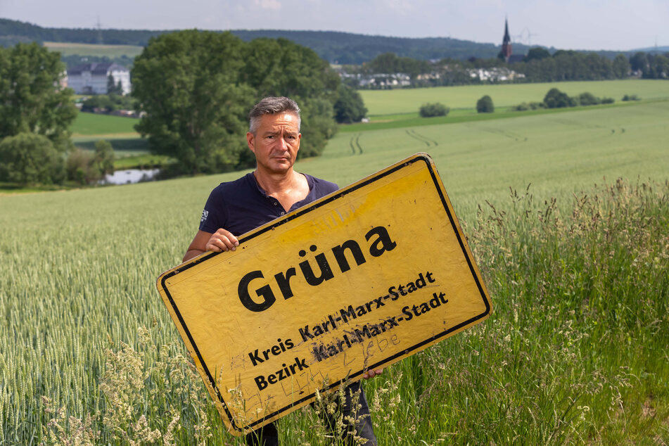 Lutz Neubert (49, Freie Wählervereinigung), Ortsvorsteher von Grüna, steht hinter seinen Einwohnern und will sich zur Not wieder von Chemnitz abkoppeln.