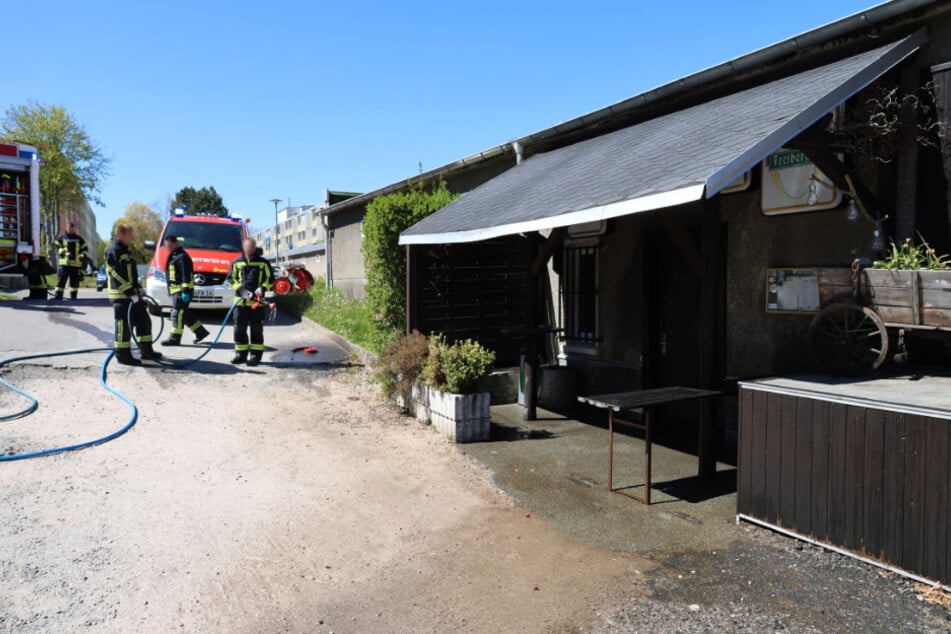 Auch auf "Renates Bierstübel" wurde die unbekannten Flüssigkeit geworfen.