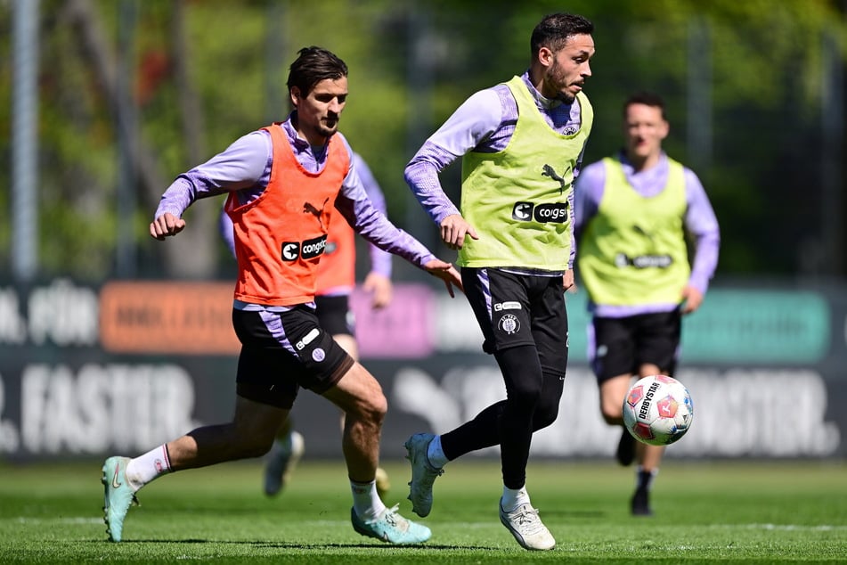 Der Franzose (M.) verletzte sich im Training am 22. April schwer am Knie.