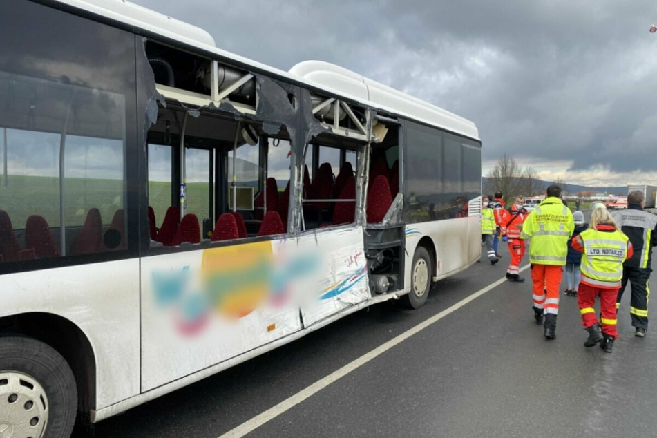 Bei dem Unfall am vergangenen Montag wurden acht Kinder verletzt.