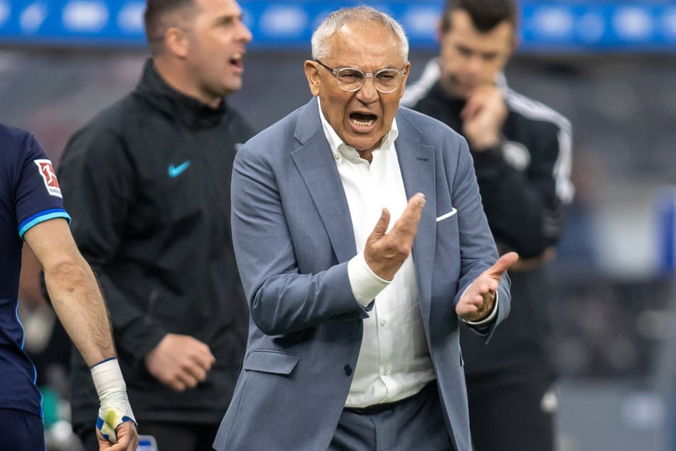 Felix Magath (71) hielt Hertha BSC ausgerechnet gegen den HSV in der Bundesliga.