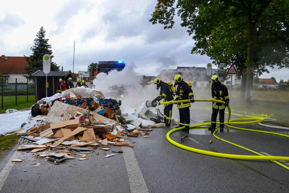 Die Feuerwehr konnte den Brand erfolgreich löschen.