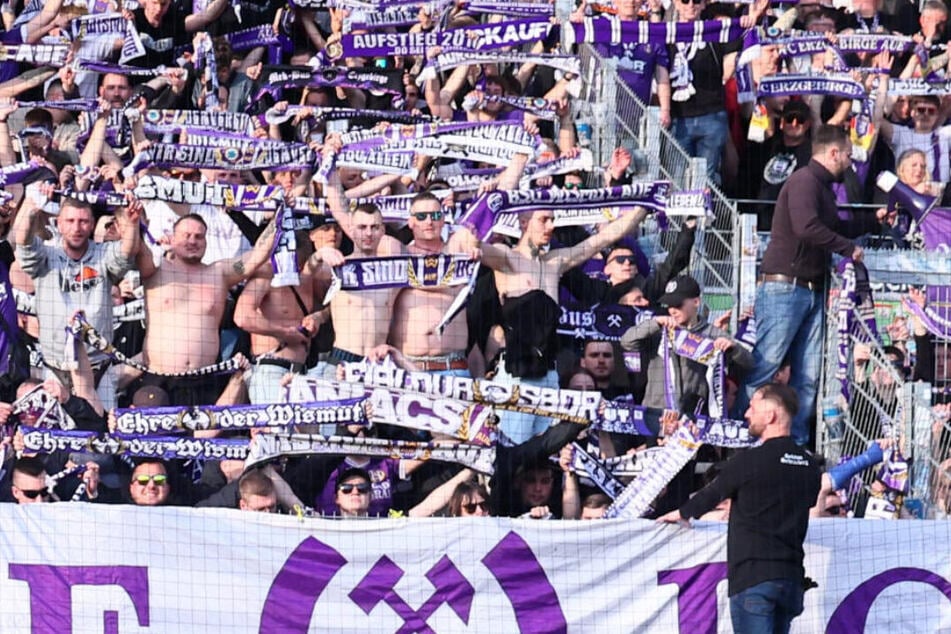 Dieses Spiel ist das große Highlight für FC Erzgebirge Aue-Fans
