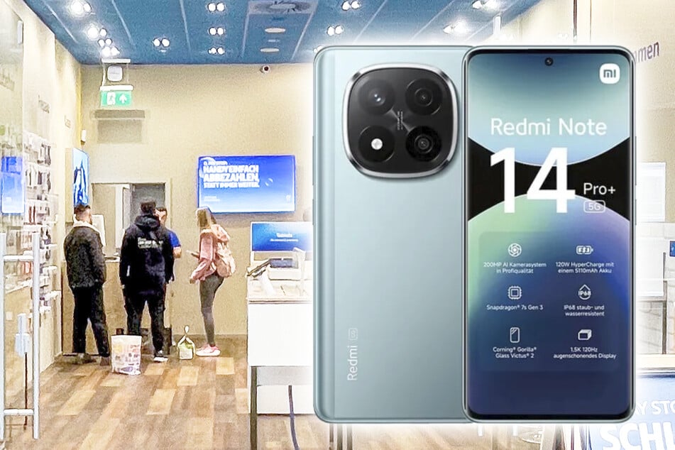 Xiaomi Redmi Note 14 Pro+ 5G mit 15 GB Daten bei Blau im günstigen Handyvertrag