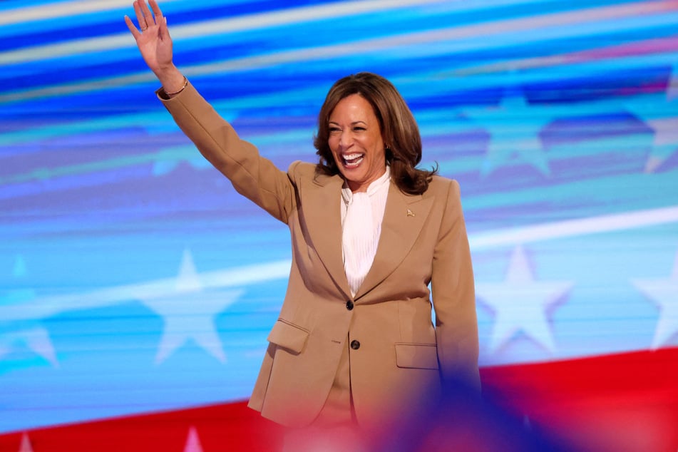 Kamala Harris made a surprise appearance during the first night of the Democratic National Convention.