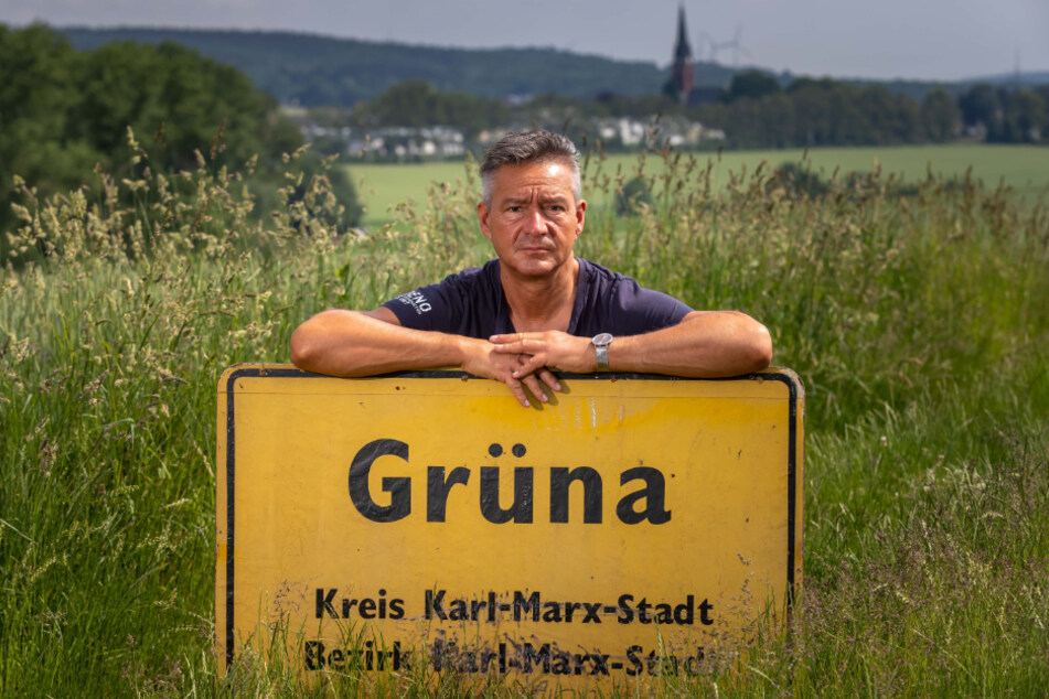 Ortsvorsteher Lutz Neubert (51) freut sich, dass in Grüna am Samstag endlich wieder gefeiert werden darf.