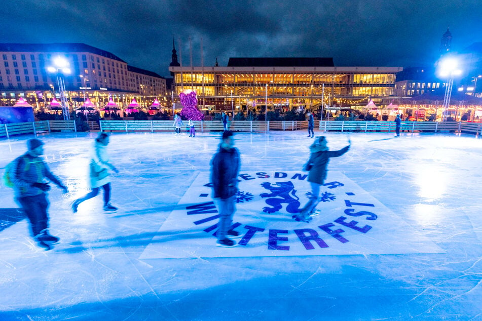 Dresden: "Dresdner Winterfest" ist eröffnet: Eislaufen und rodeln im Zentrum!