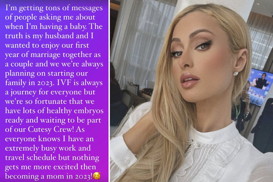 Paris Hilton (41) äußerte sich nun selbst zum Thema Familienplanung.