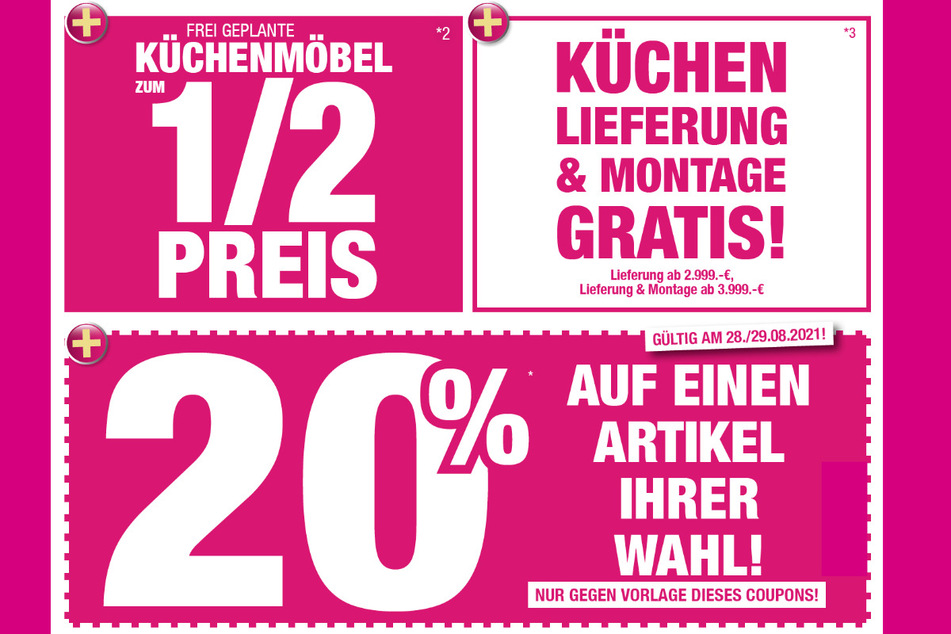 Coupon einfach an der Kasse ausgedruckt oder auf dem Smartphone vorzeigen.