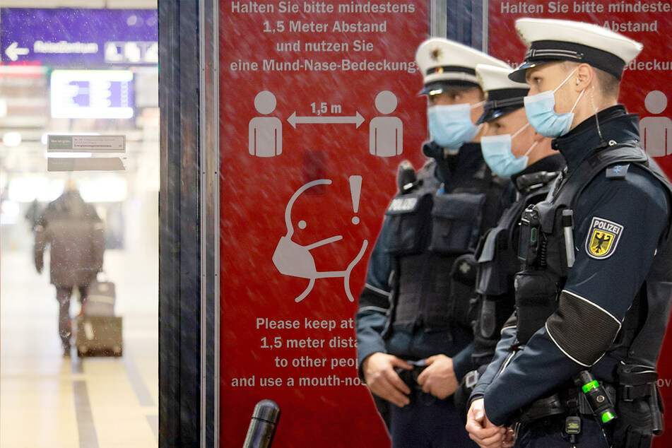 Hunderttausende Verstöße gegen die Maskenpflicht an Bahnhöfen und in Zügen