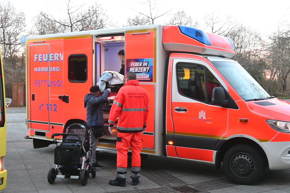 Die Feuerwehr im Einsatz.