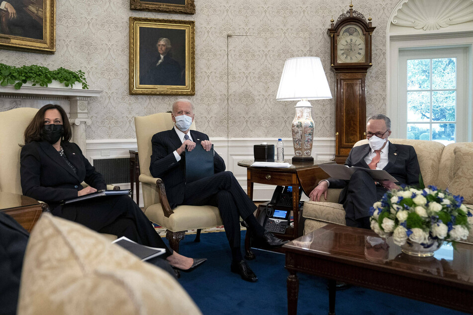 Democrats met with President Biden to discuss potential changes to the proposed $1.9 trillion stimulus package.