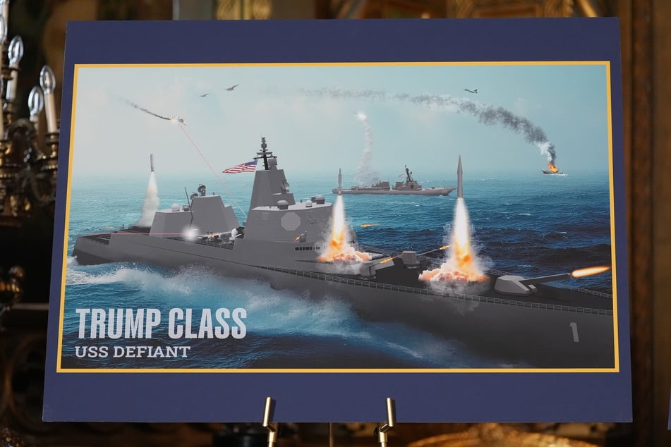 Zunächst sollen zwei Schiffe der Trump-Klasse gebaut werden. .
