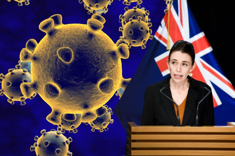 Against the backdrop of three new coronavirus cases, Prime Minister Jacinda Ardern (40) feels obliged to take new precautionary measures (collage).