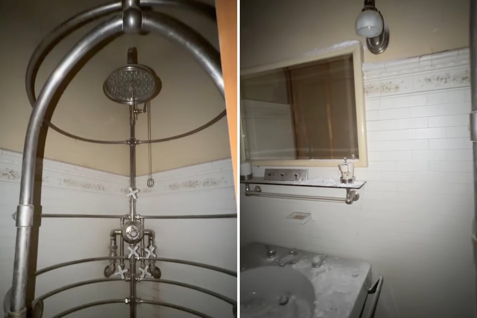 Damit hatten sie nicht gerechnet: ein nahezu perfekt erhaltenes Bad, praktisch sofort wieder nutzbar.