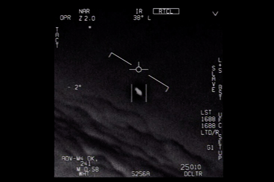 Dieses UFO sichtete ein Pilot der US-Marine. Das Aufnahmedatum ist unbekannt.