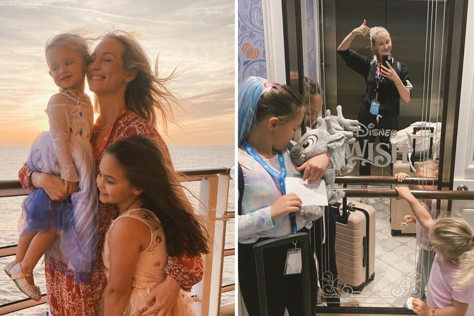 Während die Familie sehnsüchtig auf den Nachwuchs wartet, genießen sie ihre Zeit noch zu viert.