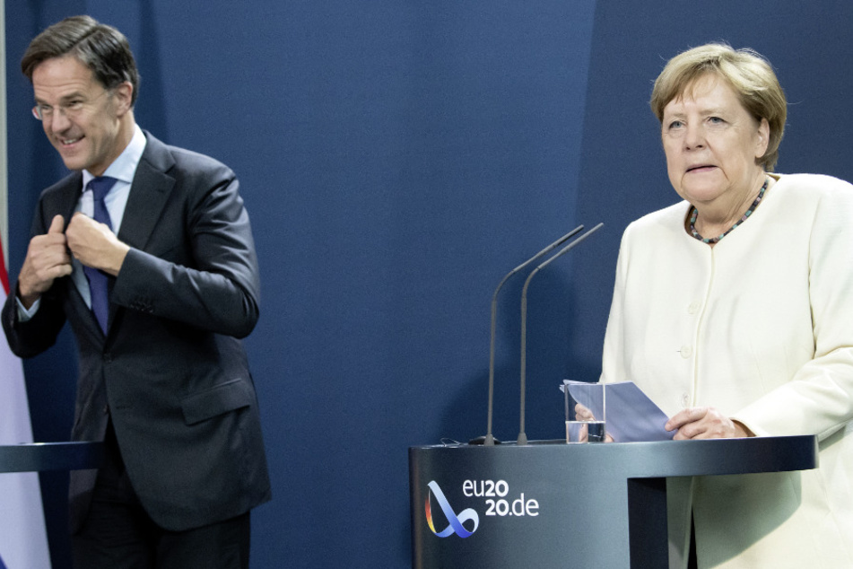 Mark Rutte (53) und Bundeskanzlerin Angela Merkel (65). (Archivbild)