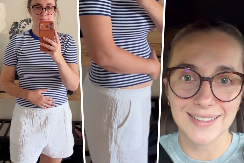 Anna Heiser präsentiert ihren Bauch: Was will sie damit wohl sagen?