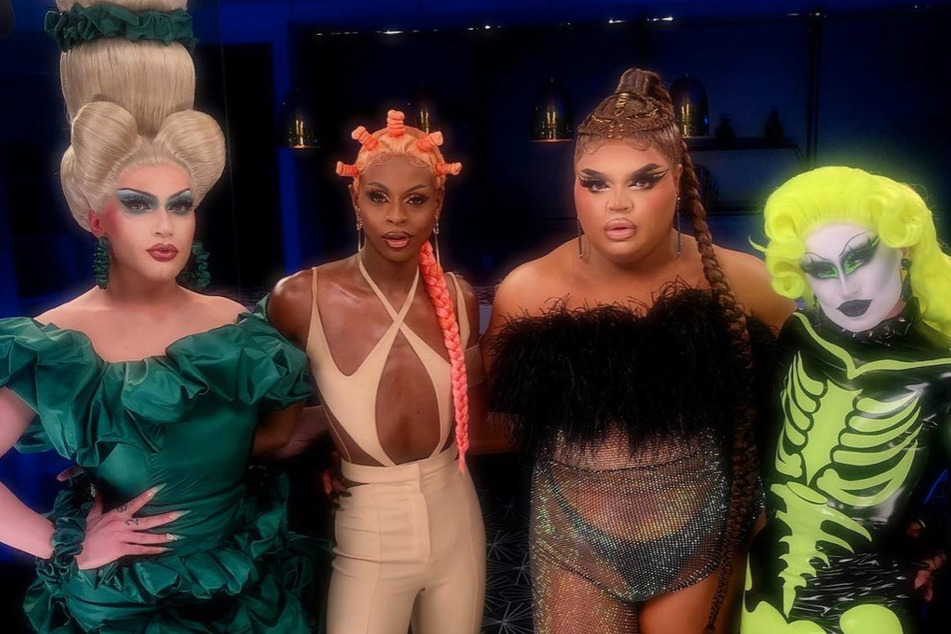 The final four (from left to right): Rosé, Symone, Kandy Muse, and Gottmik.
