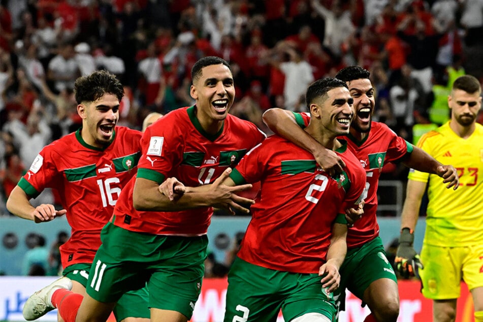 Morocco has advanced to the World Cup quarterfinals for the first time in history.