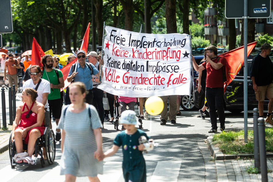 Vor allem die Erfahrungen bei "Querdenker"-Demonstrationen in Kassel im März waren für das Verbot der am 24. Juli geplanten Veranstaltung verantwortlich.