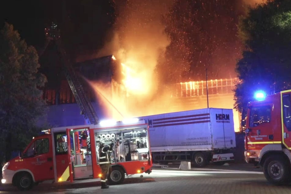 Dem Feuer konnte nur mit einem Großaufgebot Einhalt geboten werden.