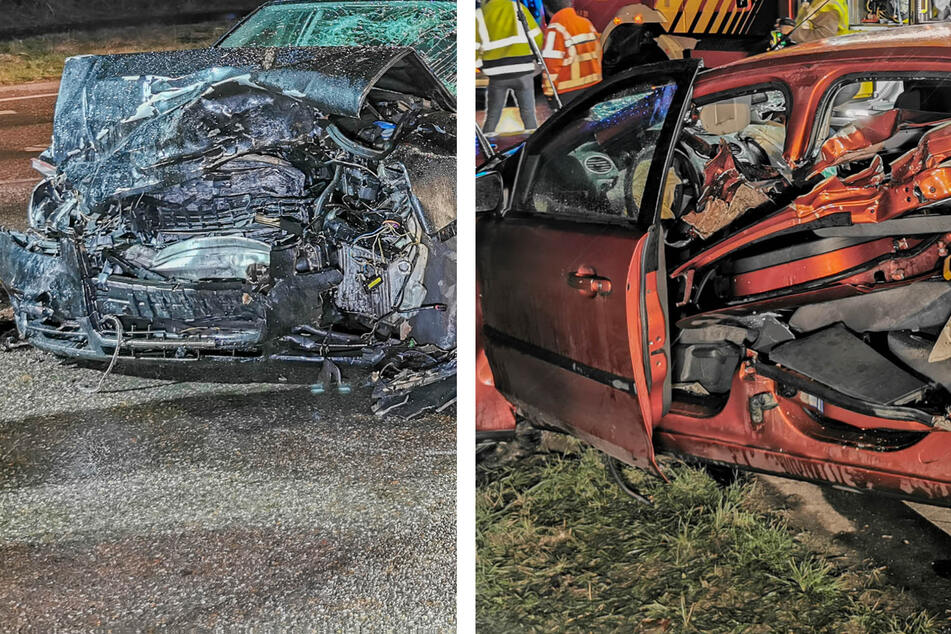 Ford-Fahrer will abbiegen und übersieht anrauschenden Audi: Zwei Schwerverletzte