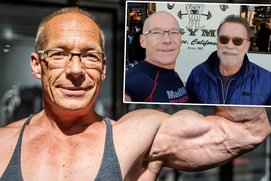 Chemnitz: Bodybuilder aus Sachsen trifft sein größtes Idol: "Ich bin überglücklich"