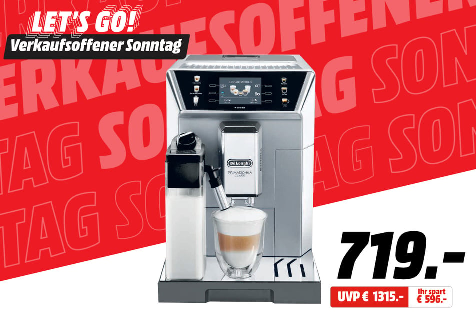 DeLonghi-Kaffeevollautomat für 719 statt 1.315 Euro.