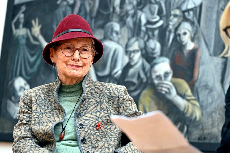 Das Gemälde von Doris Ziegler (76) gehört zu ihrer umfangreichen Passagen-Serie, die sie zwischen 1988 und 1992 schuf.