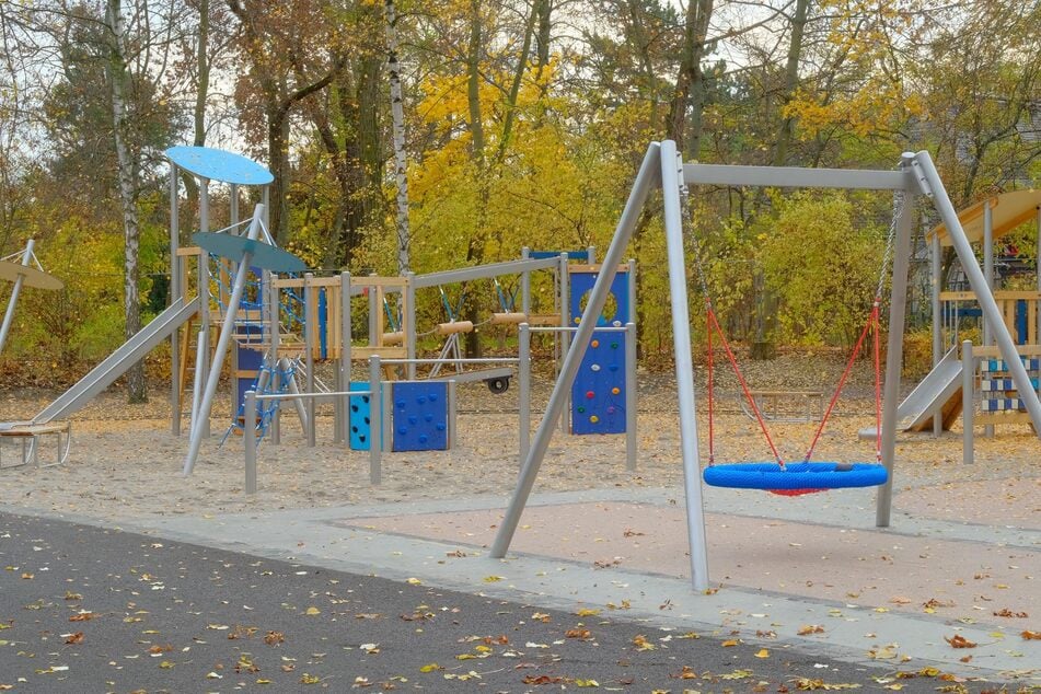 Der Spielplatz am Rodelberg im Mariannenpark wurde erneuert.
