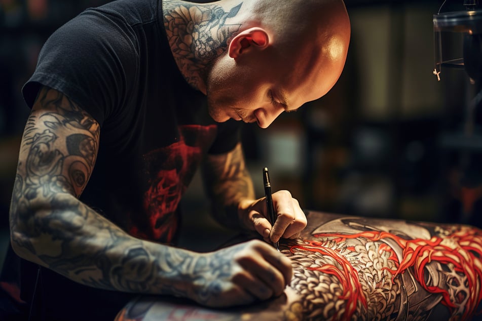 Alles über Tattoos erfahrt Ihr in der Messe Dresden. (Symbolfoto)