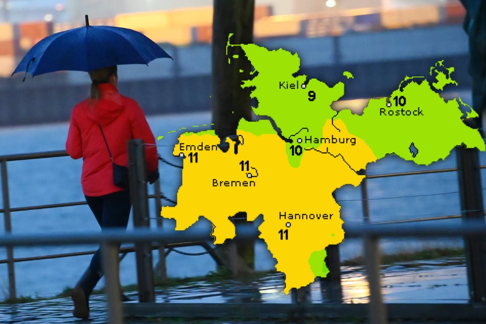 Wetter in Hamburg: Tief "Ulf" bringt schwere Sturmböen