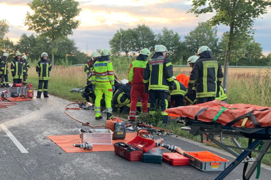 Die Feuerwehr war mit einem Großaufgebot im Einsatz.