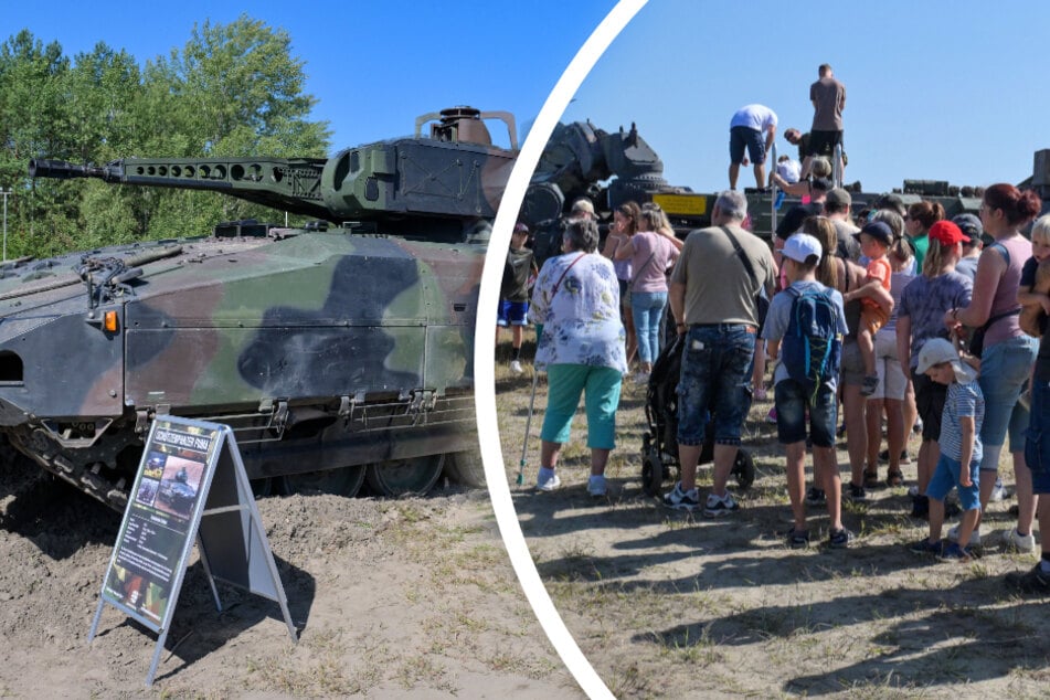 Bundeswehr zeigt, was sie hat: Lange Schlangen zum Tag der offenen Tür