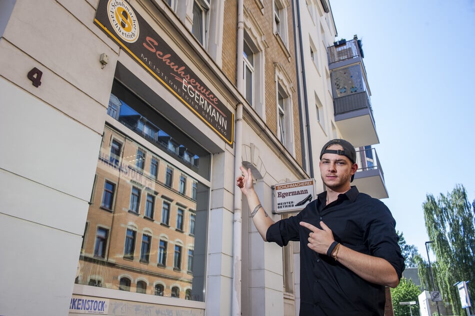 Tobias Wittmann (24) führt den Schuhservice Egermann weiter.