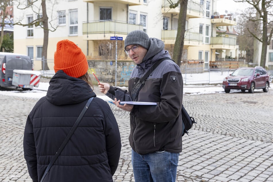 Was sagen Anwohner: TAG24-Chefreporter Hermann Tydecks (42) sprach mit Betroffenen im Viertel.