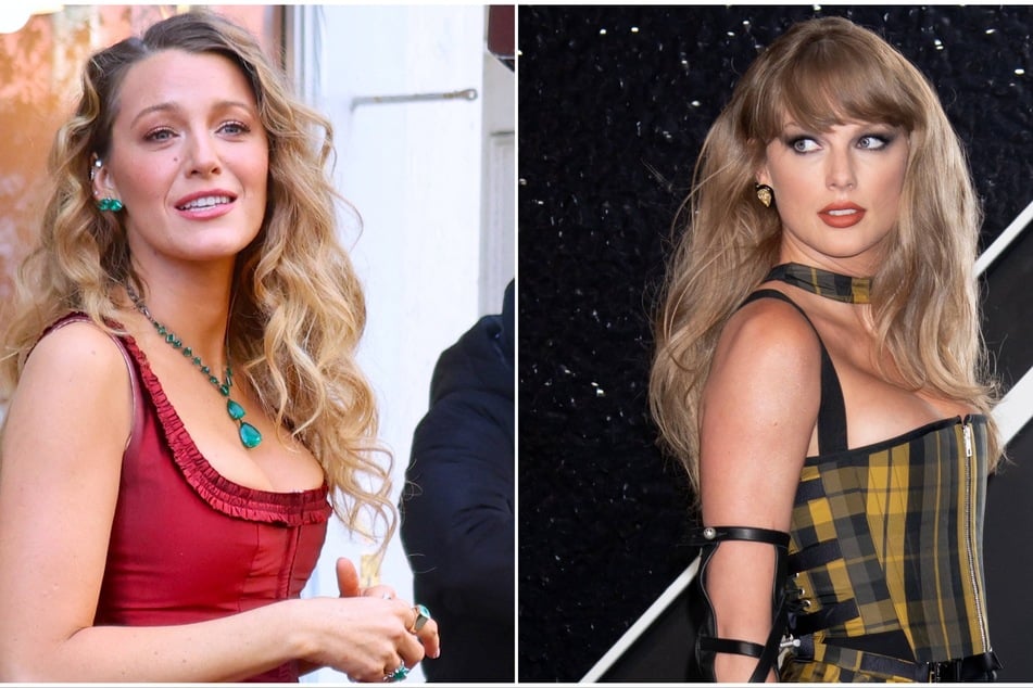 Blake Lively (l.) and Taylor Swift were spotted separately in NYC on the same day.