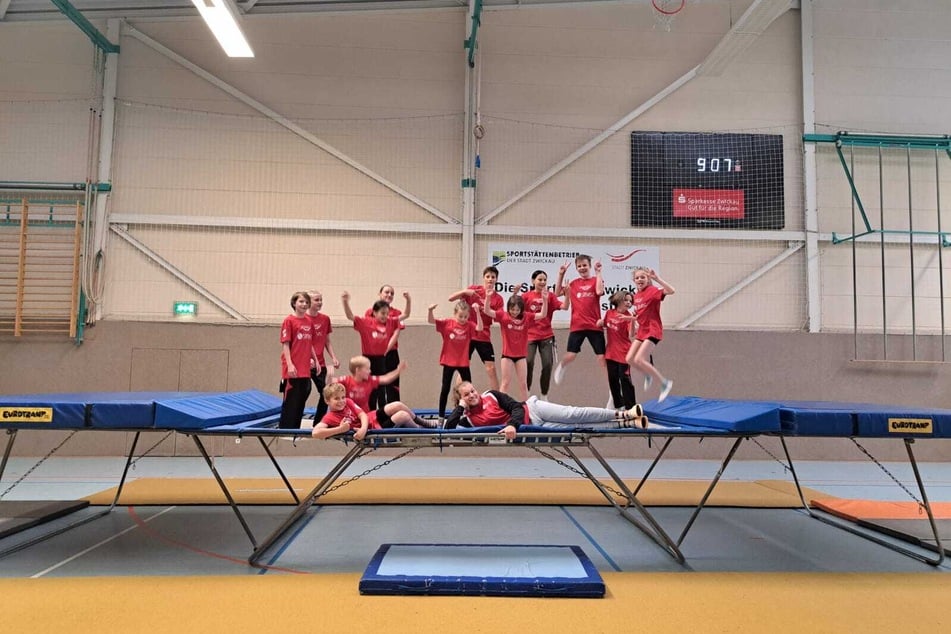 Der ESV Lokomotive Zwickau e.V. braucht einen neuen Mattensatz für die Trampolin-Kids.