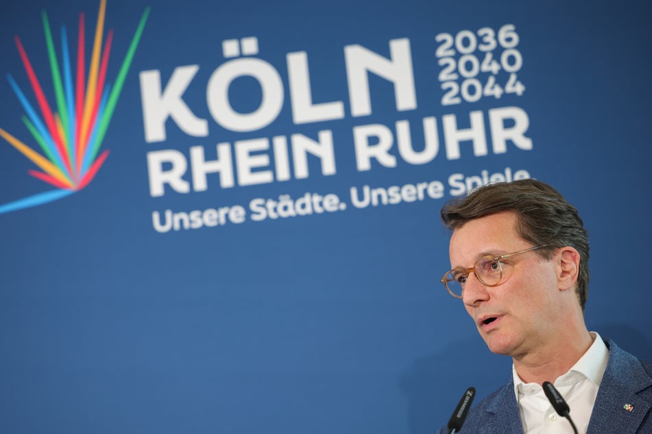 NRW-Ministerpräsident Hendrik Wüst (51, CDU) strebt mit Nordrhein-Westfalen einen Weltrekord an.
