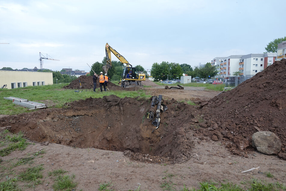 Das Wasserrohr aus Vorkriegszeiten war in keinem offiziellen Plan verzeichnet.