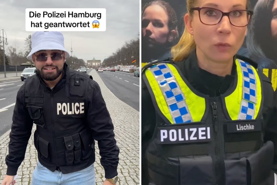 Die Hamburger Polizei reagiert lässig auf die Aufrufe von Mou Osman (26) und lädt ihn via TikTok-Video in die Hansestadt ein.